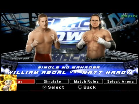 TCW Grand-Prix Championship Tournament Round 1 (Matt Hardy vs William Regal) (WWE SVR 2008) (PSP)