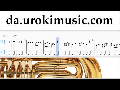 Tuba undervisning Jingle Bell Rock Lektioner Sange Del#2 um-i246