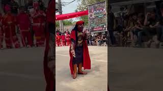 شبیه خوانی پارس آباد رضا علیزاده در نقش عباس خوان