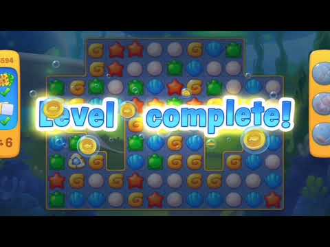 Fishdom 6594 Hard Level - NO 💣🧨💥