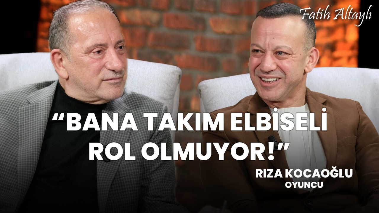 Fatih Altaylı ile Pazar Sohbeti: "Seçmediğim işler hep uzun sürdü!"/ Rıza Kocaoğlu