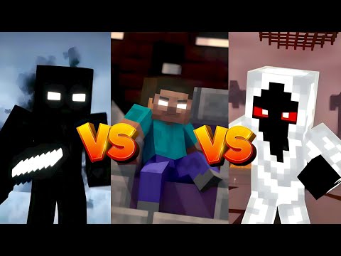 Herobrine vs Entity Null vs Entity 303 and all Minecraft mob and entity 🔥