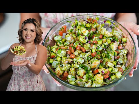 How to make SHRIMP CEVICHE IN SERRANO-LIME SAUCE | CEVICHE VERDE