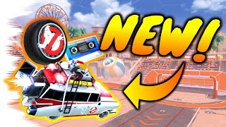 Rocket League RADICAL SUMMER UPDATE All Info! - New Ecto-1 Car, Decals, and Wheels for Trading!