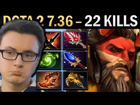 Beastmaster Gameplay Miracle with 22 Kills and Refresher - Ringmaster Dota 2