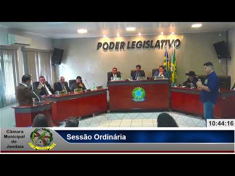 Sessão Legislativa Câmara Municipal de Jandaia - Goiás