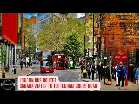 An extremely relaxed ride on London Bus Route 1and at the same time a real adventure