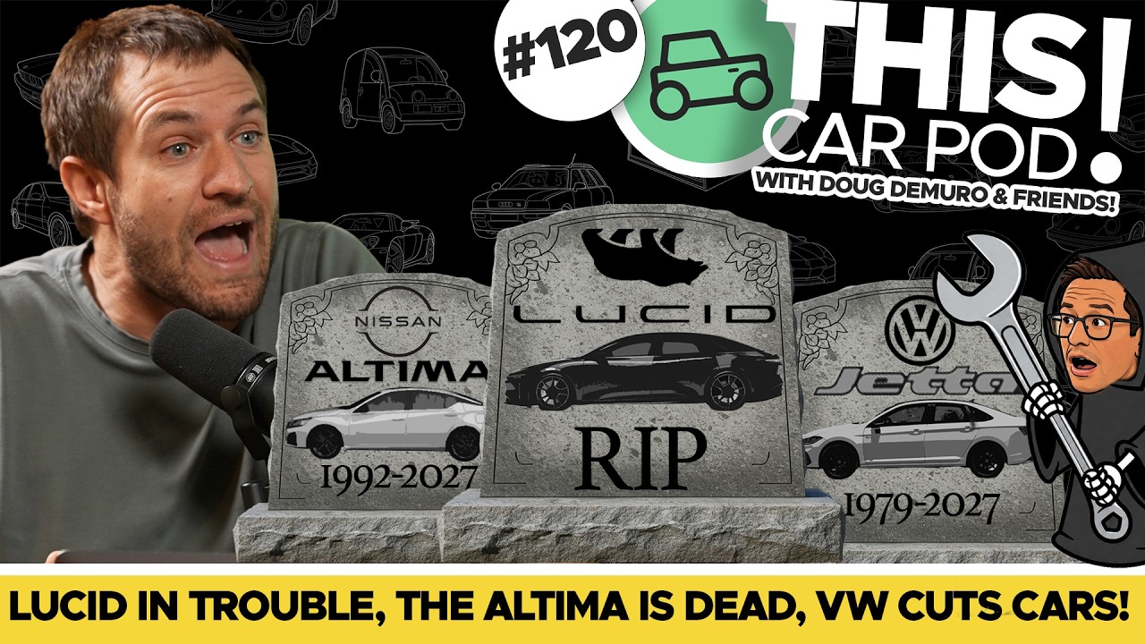 Lucid In Trouble, Altima Is Dead, Volkswagen Makes Cuts, The LFA Is Electric! THIS CAR POD! EP120