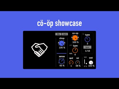 cö-öp - showcase video | Max for Live device