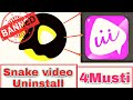4 Musti Short Video Platform App Snack Video Uninstall New App 4 Musti