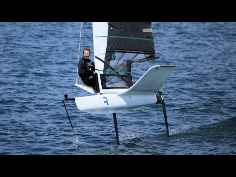 Light wind foiling tacks, but sadly no racing for day 3 of the Nationals