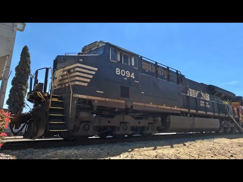 Gran persecución a la Norfolk Southern NS8904 con la BNSF6950 salida de Irapuato a GDL, FERROMEX