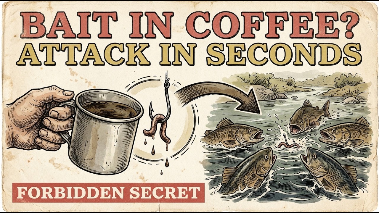 Why Does Dipping Bait in Coffee Make Fish Strike in Seconds? The Secret No Fishing Guide Tells