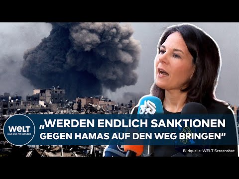 ANNALENA BAERBOCK macht in Brüssel deutlich: "Das Leiden in Gaza muss endlich ein Ende haben"