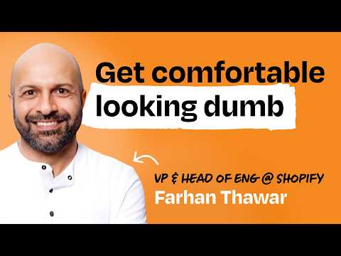 How Shopify builds a high-intensity culture | Farhan Thawar (VP and Head of Eng)