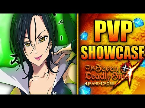 GREEN MERLIN IS BROKEN IN PVP!! Green Merlin LvL 70 PVP SHOWCASE | Seven Deadly Sins: Grand Cross