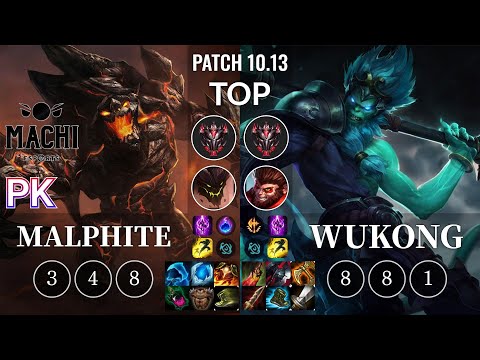 MCX PK Malphite vs Wukong Top - KR Patch 10.13