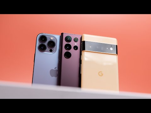 S22 Ultra vs iPhone 13 Pro Max vs Pixel 6 Pro!