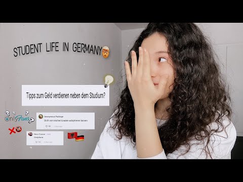 Punë qe mund te besh si student ne Gjermani | CFARE PUNE BEJ UNE? 💁🏻‍♀️