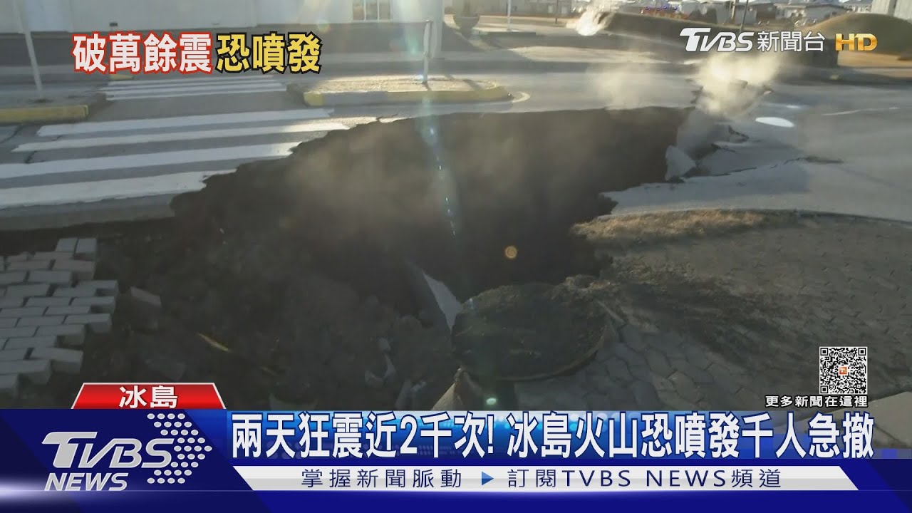 兩天狂震近2千次! 冰島火山恐噴發千人急撤