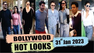 Bollywood Celebs Spotted - 31st Jan 2023 | Alia Bhatt, Anil Kapoor, Ajay Devgan, Kubra Sait & More
