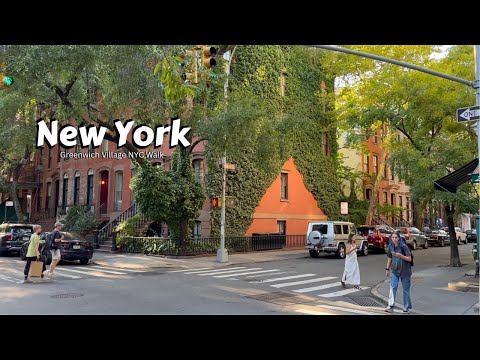 Greenwich Village NYC Walk New York City Walking Tour 4k 2023