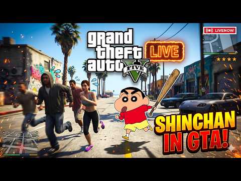 🔴 GTA 5 LIVE #gta5 #gtav #gaming | Shinchan and franklin