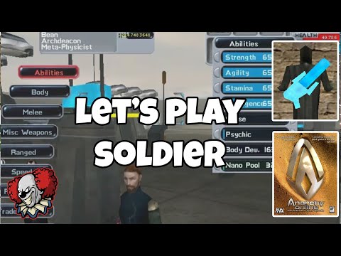Anarchy Online 2001 classic Soldier playthrough!