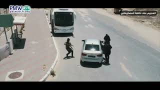 Telegram clip showing terrorist attack training