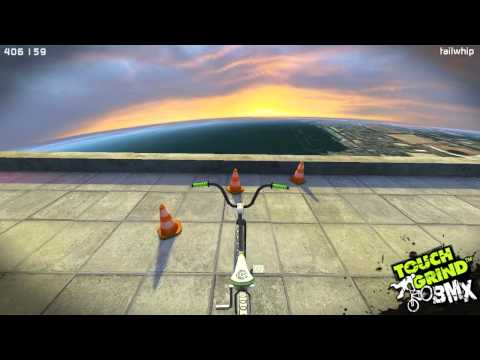 Second last challange Tutorial(SkyLine) - Touchgrind BMX