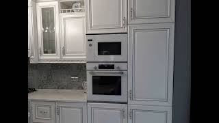 Классическая прямая белая кухня Проект 156 фото 6