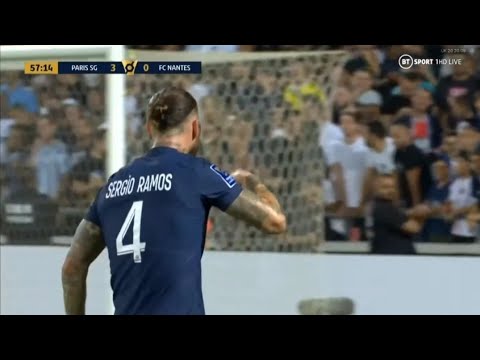 Sergio Ramos backheal goal against Nantes || PSG vs FC NANTES || 31 July 2022
