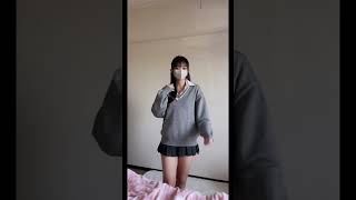 彼氏より先輩をとったLJK！　　　お互いに体の関係を迫られて　　　先に抱いたのは先輩！　　　　　　しかも生外だったそう！　#LJK #スカート