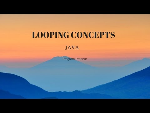 Looping In Java Forwhiledo While Sample Program Program Preneur