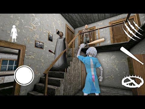 Playing as Mad Granny in Granny Chapter 1 | grandpa granny wala game definition hindi granny game