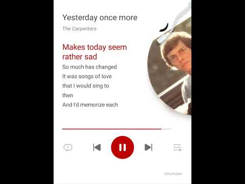 #Carpenters  #Yesterday Once More