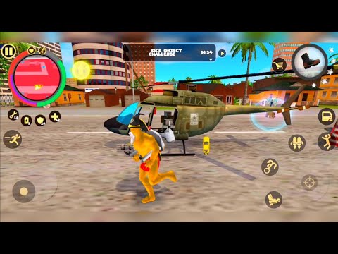 Rope Hero Vice Town Military Helicopter