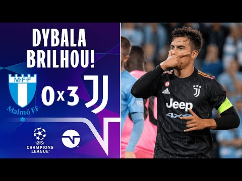 Gols e lances de Malmö x Juventus