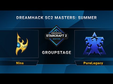 SC2 - Nina vs. PureLegacy - DreamHack SC2 Masters Summer - Group A - NA
