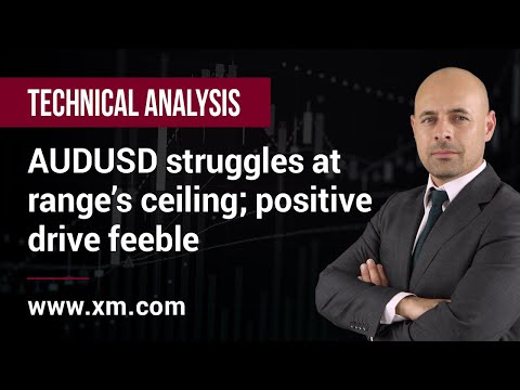 Technical Analysis: 19/11/2020 - AUDUSD struggles at range’s ceiling; positive drive feeble