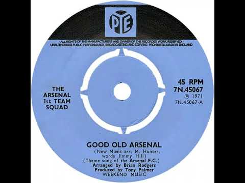 UK New Entry 1971 (83) The Arsenal 1st Team Squad - Good Old Arsenal