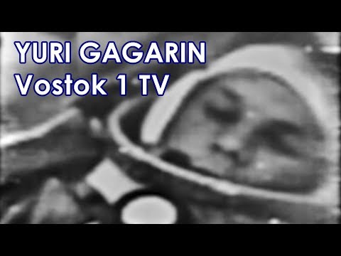 VOSTOK 1 TV transmission - Yuri Gagarin (1961/04/12)