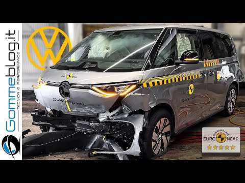 フォルクスワーゲンのEV「ID.Buzz」の衝突安全テスト動画