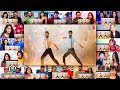 Naacho Naacho Video Song - RRR - NTR, Ram Charan | SS Rajamouli | Mix Mashup Reaction