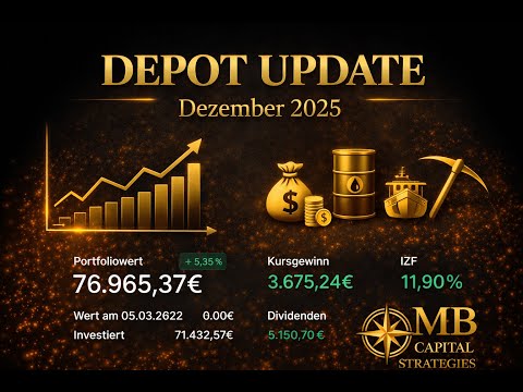 Depot-Update Dezember 2025: 76.965 EUR Portfolio Thumbnail