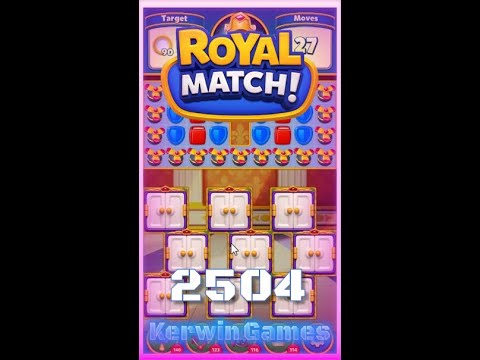 Royal Match Level 2504 - No Boosters Gameplay