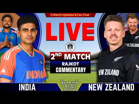 IND vs NZ, 2nd ODI Match | Live Cricket Match Today | INDIA vs NEW ZEALAND Live | NZ Batting