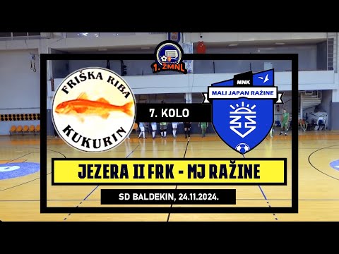 1. ŽMNL: JEZERA II FRK - MALI JAPAN RAŽINE 7:1, 24.11.2024.