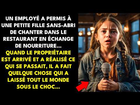 SERVEUR D’UN RESTAURANT DE LUXE A LAISSÉ UNE PETITE FILLE SANS-ABRI CHANTER EN ÉCHANGE DE NOURRITURE