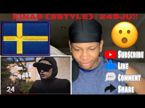 AMERICAN REACTION TO SWEDISH RAP EINÁR (3STYLE) | 24SJU